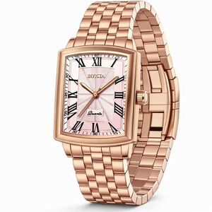 Invicta Celestial Ziya Womens Watch 69159 Rose Gold Pink Dial 25mm Rectangle New